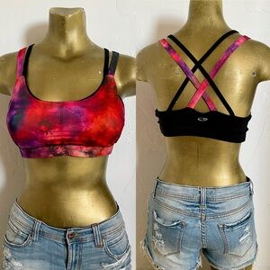 C9 by CHAMPION Tie-Dye Strappy Duodry SPORTS BRA Size Medium